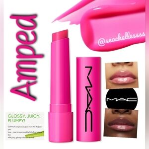 Mac Cosmetics Squirt Plumping Gloss Stick Amped Brand New in Box Authentic
